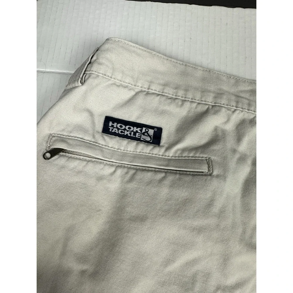 Hook & Tackle Mens Utility Cargo Shorts Size 42 Relaxed Fit Outdoor Fishing